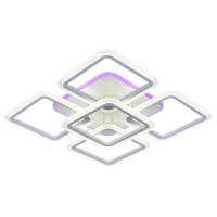 Светодиодная люстра с ПДУ Profit Light 8075/4+1 WHT 140W+10W RGB