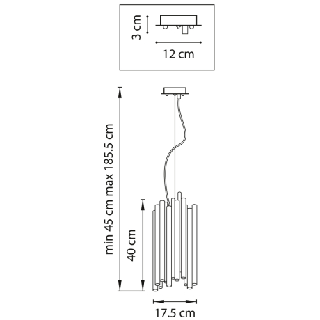 Светильник подвесной с Led лампочками в комплекте Lightstar 816027+Lamps 