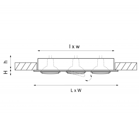 Встраиваемый поворотный светильник Lightstar Singo 11613 