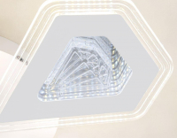 Потолочная диммируемая люстра с пультом ДУ Ambrella light Original FA4030