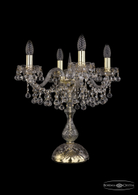 1409L/4/141-47/G Настольная лампа Bohemia Ivele Crystal