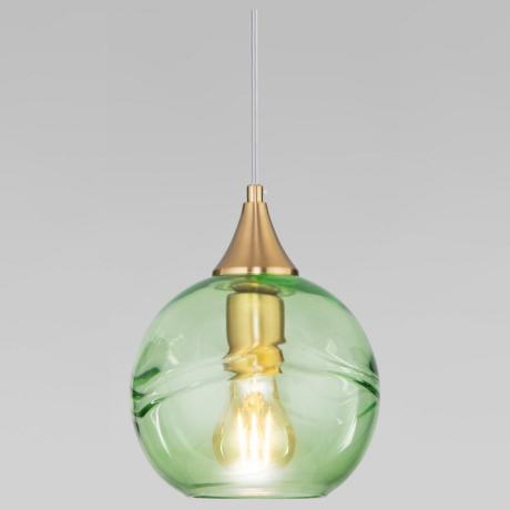Подвесной светильник Eurosvet Lotus 50221/1 зеленый 