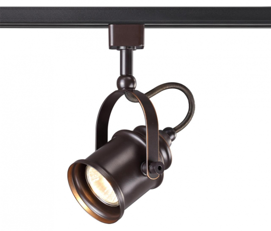 Однофазный светильник для шинопровода со светодиодной лампочкой GU10, комплект от Lustrof. №141838-644661 