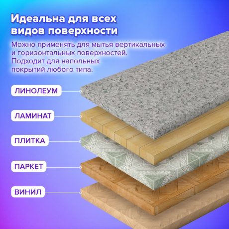 Насадки МОП для швабры (кармашки с 2-х сторон) КОМПЛЕКТ 4 шт., микрофибра, 33х12,5 см, LAIMA, 608146 (608146)