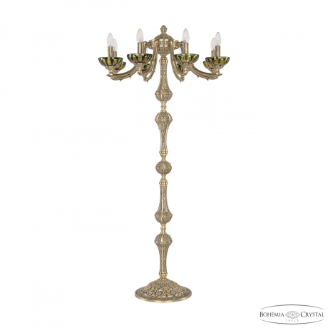 Торшер Bohemia Ivele Crystal 72009T/8/210 FP P Amber-Green/H-1H 