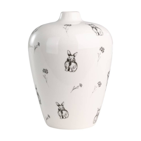 427907 Ваза GOPENG ?140, H190 керамика, белый, черный Eglo 