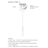 Подвесной светодиодный светильник KINK Light Гутта 07861-1A,33 (18142) 