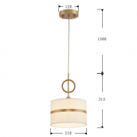 Светильник подвесной с лампочками, комплект от Lustrof. № 231143-617662
