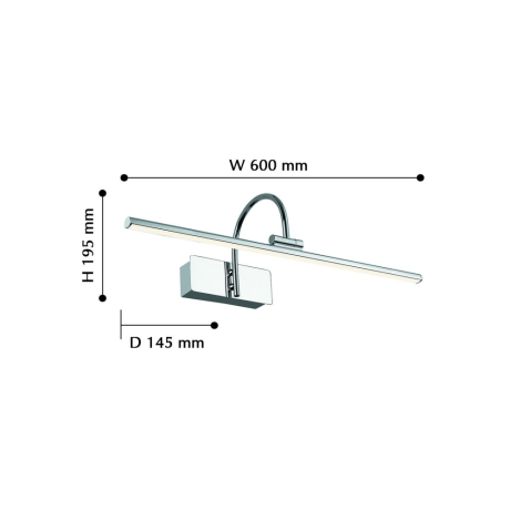 2431-2W Подсветка для картин светодиодная Favourite Strenuus 