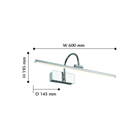 2431-2W Подсветка для картин светодиодная Favourite Strenuus