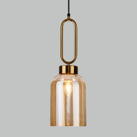 Подвесной светильник Eurosvet Flou 50229/1 янтарный (a057463)