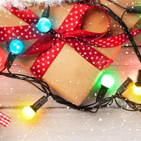 10м. Уличная гирлянда шарики RGB Ardecoled 230V ARD-Ball-Classic-D23-10000-Black-80Led RGB (25619)