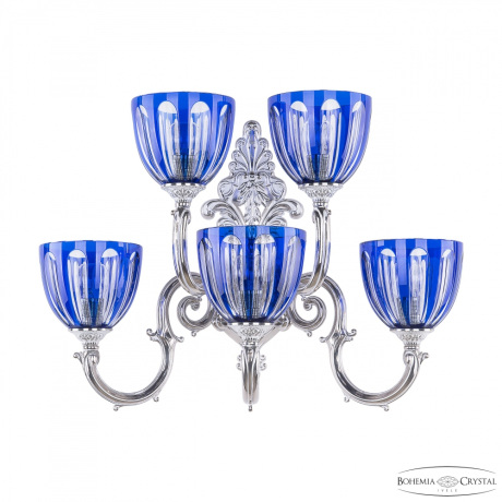 Бра Bohemia Ivele Crystal 7203B15/3+2/210 NW P1 U Clear-Blue/H-1H 