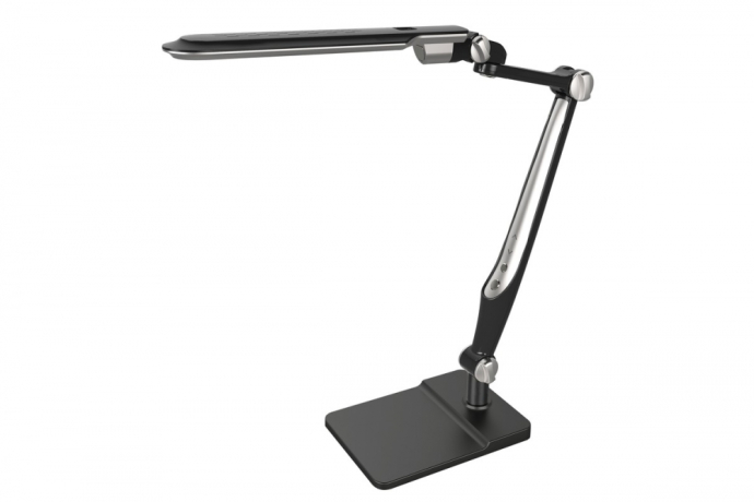 Настольная лампа (струбцина+основание) с сенсором Camelion KD-831 C02 черный 14017 
