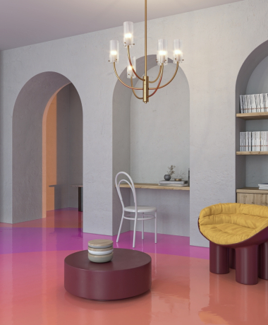 Люстра на штанге Maytoni Arco MOD223PL-08BS 