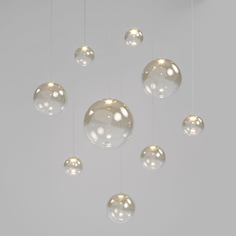 Подвесной светильник Eurosvet Wonder 50234/1 LED янтарный 