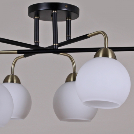 Потолочная люстра Illumico IL0252-6CSQ-79 BK AB (1423893) 