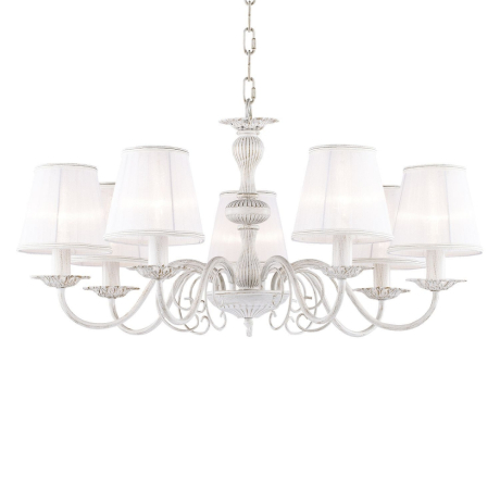 Подвесная люстра с лампочками Favourite Malta 1730-7P+Lamps E14 Свеча