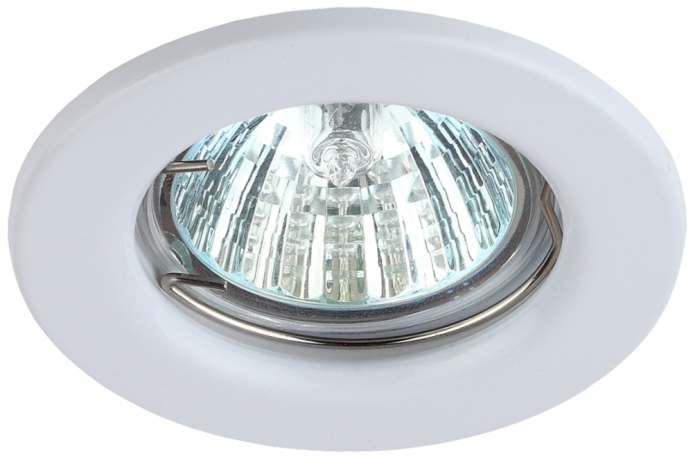 Точечный встраиваемый штампованный светильник Эра ST1 WH C0043797 