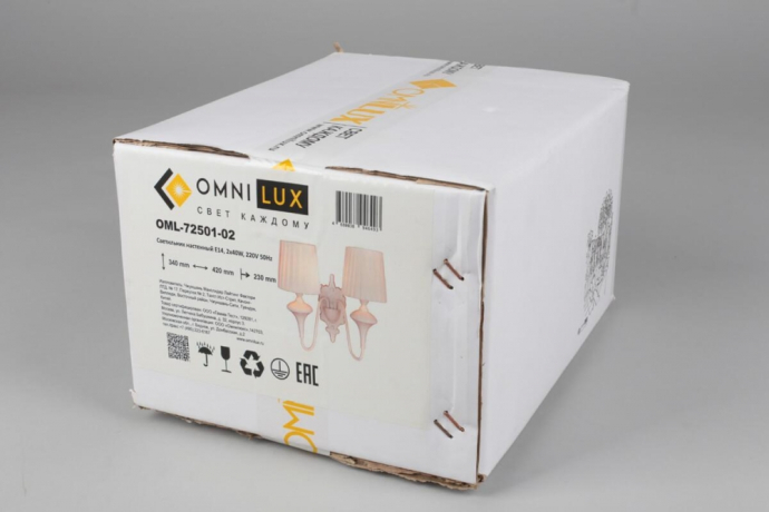 Бра с лампочками Omnilux OML-72501-02+Lamps 