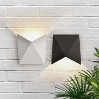 1517 TECHNO LED BATTERFLY черный Уличный настенный светодиодный светильник Elektrostandard (a038824)