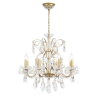 Подвесная люстра Crystal Lux Odelis SP8 Gold 