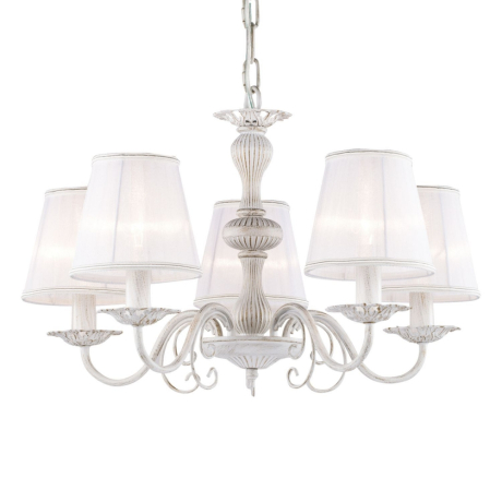 Подвесная люстра с лампочками Favourite Malta 1730-5P+Lamps E14 Свеча 