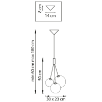 Подвесной светильник Sferetta Lightstar 801039