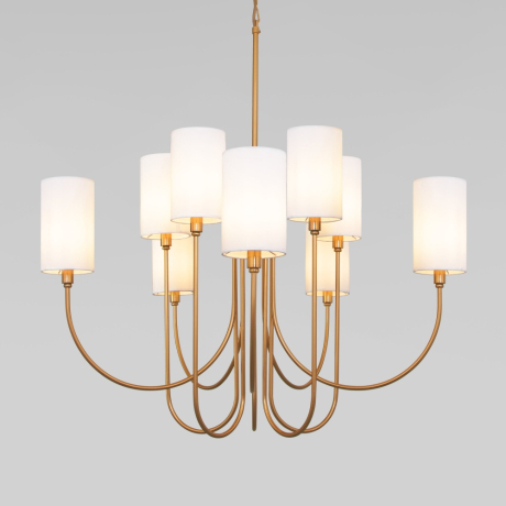 Подвесная люстра с тканевыми абажурами Eurosvet Abbey 60164/10 (a065749) 