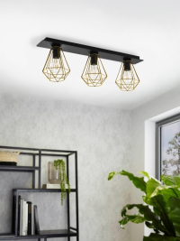 Нарушена упаковка!  <335152> Потолочный светильник Eglo Tarbes 2 43655