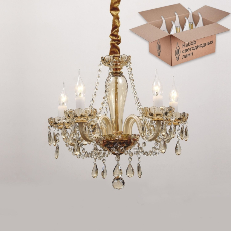 Люстра с лампочками Favourite Brendy 1738-5P+Lamps 