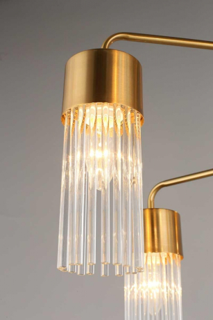 Люстра на штанге с лампочками Omnilux OML-67107-08+Lamps 