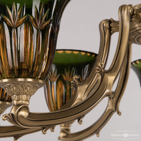 Торшер Bohemia Ivele Crystal 72009T/8/210 FP P2 U Amber-Green/H-1I FA1S 
