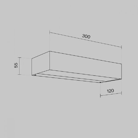 Накладной светильник Maytoni Outdoor Lot O428WL-L10W3K