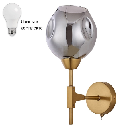 Бра с лампочкой Arte lamp A7759AP-1PB+Lamps 