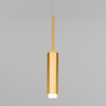 Подвесной светодиодный светильник Dante Eurosvet 50203/1 LED матовое золото (a051710) 
