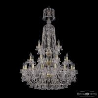 Люстра подвесная Bohemia Ivele Crystal 1409/16+8+4/300/XL-130/3d G