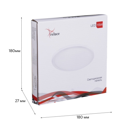 Светодиодные панели 70601-9.0-001OL LED15W WH 4000K панель светодиодная Reluce (1427196)