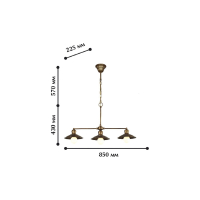 1214-3P1 Светильник подвесной Favourite Magrib