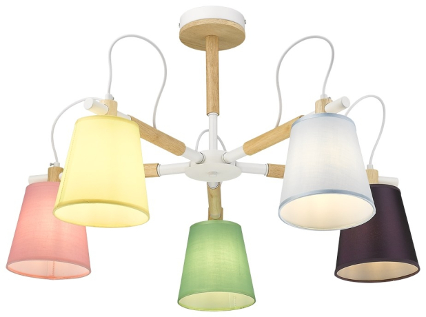 Люстра на штанге Velante с поддержкой Алиса 226-003-05-A 