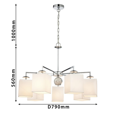 Люстра с лампочками, подвесная, комплект от Lustrof. №286056-617250 