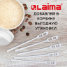 Нарушена упаковка!  <219222> Размешиватель одноразовый пластиковый 115 мм, КОМПЛЕКТ 500 шт., БЮДЖЕТ для чая и кофе ПС, LAIMA, 600998 (600998)
