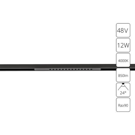 Встраиваемый светильник Arte Lamp Optima A7266PL-1BK 