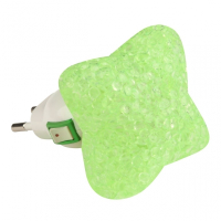 Ночник Uniel DTL-309-Звездочка/GREEN/1LED/0,1W (10335)