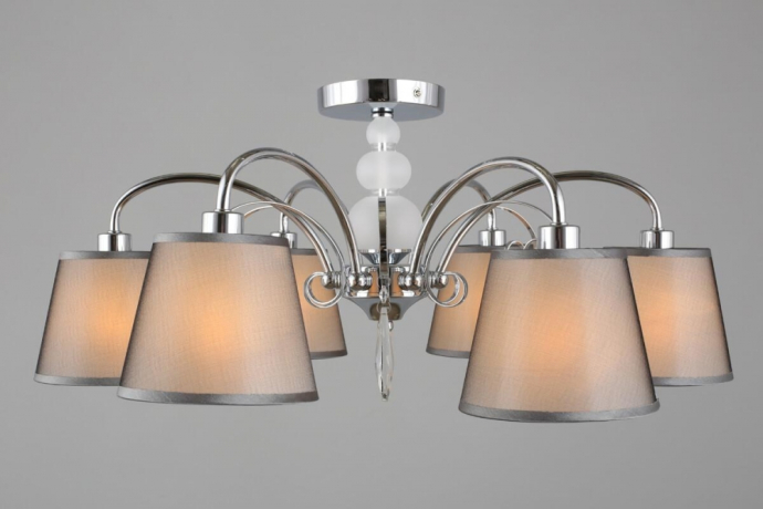 Люстра с поддержкой Алисы потолочная Omnilux OML-66707-06-A 