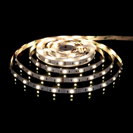 5м. Светодиодная лента белого и RGB цвета 4200К 5050, 14,4W, 24V, 60LED, IP20 Elektrostandard (a053729) 