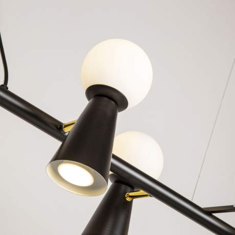 Подвесная люстра Gnomes Favourite с поддержкой Алиса 4095-8P-А 