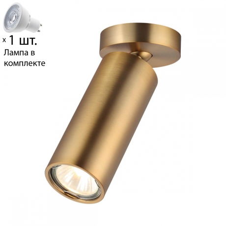 Точечный светильник со светодиодной лампочкой GU10, комплект от Lustrof. №258509-694182 