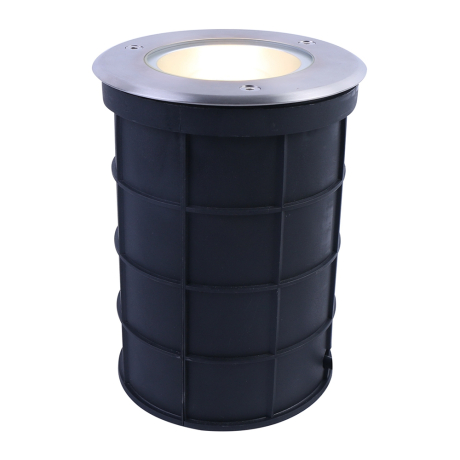 Уличный встраиваемый в дорогу светильник с лампочкой Arte lamp A6014IN-1SS+Lamps