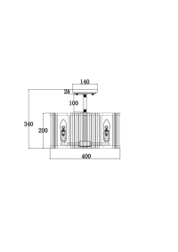 Светильник на штанге Maytoni Solar MOD087CL-04G
